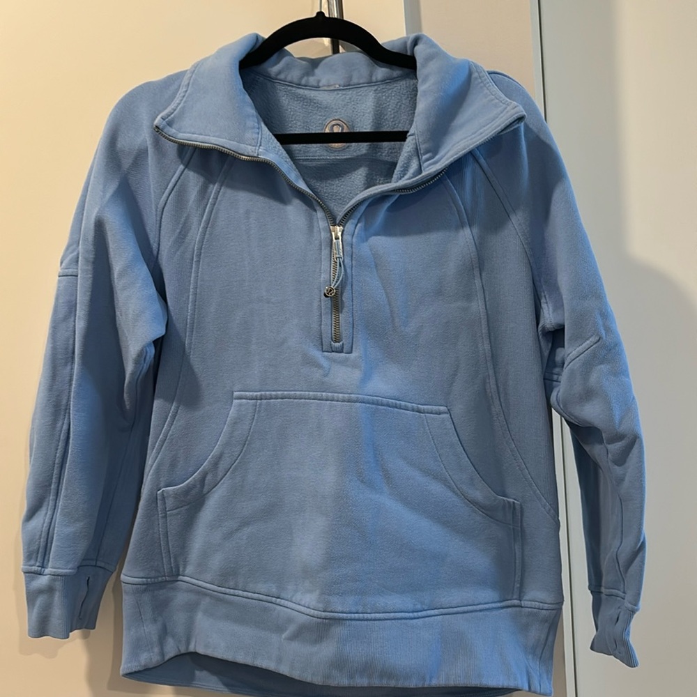 Blue lululemon zip